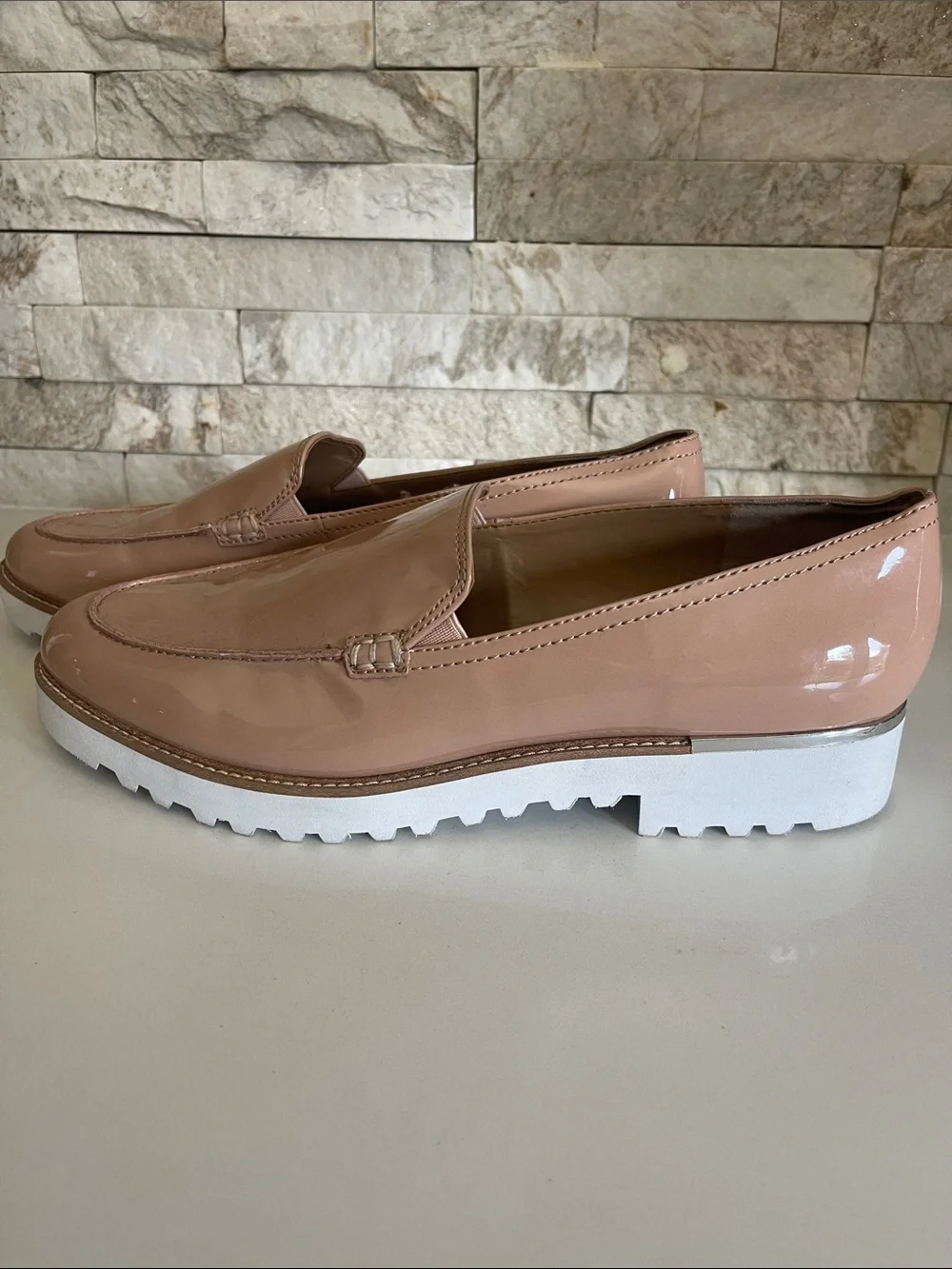 $120 Franco Sarto Platform Lug Sole Loafers Size 10 Worn once indoors